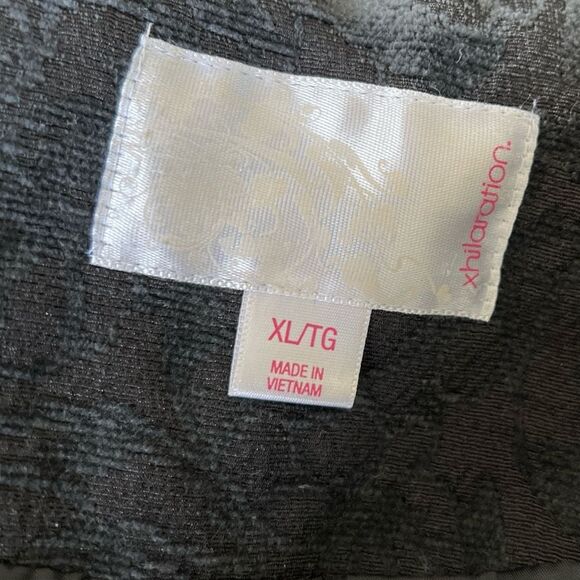 Vintage Black Button Front Jacket with Faux Fur Trim Size XL - Picture 5 of 8